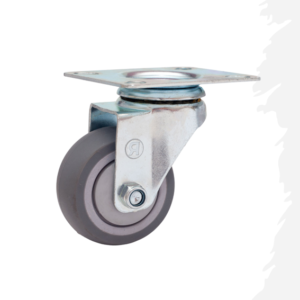 RODIZIO GIR 3" LEVE CINZA S/ FREIO