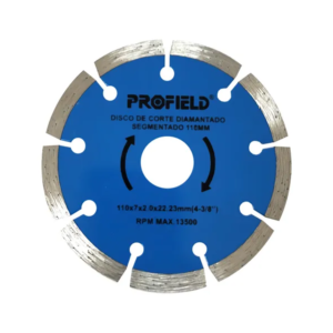 PROFIELD DISCO CORTE SEGMENTAD 110X7X2.0X22,23 DIAMANTADO