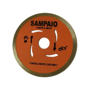 SAMPAIO DISCO POR + CERAMICO 110X20 LARANJA CORTE A SECO