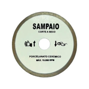 SAMPAIO DISCO PORC + CERAMICO 110X20 BRANCO CORTE A SECO