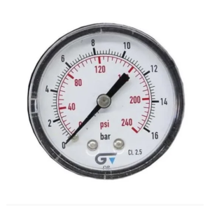 MANOMETRO 1/4 BSP ABS 240PSI GENEBRE