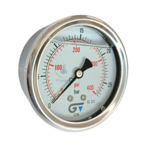 MANOMETRO 1/4 BSP INOX 150PSI GLICERINA GENEBRE