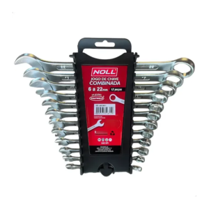 JOGO CHAVE COMBINADA 12 PCS 6 A 22MM NOLL