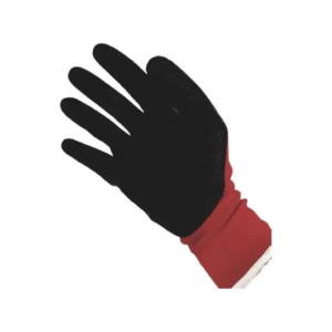 WURTH LUVA POLIEST LATEX 9 CORRUGADA PRETA